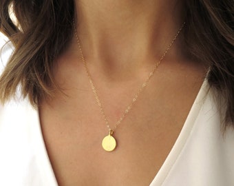 Gold Coin Pendant, Ancient Coin Necklace, Dainty Coin Necklace, Coin Jewelry, Gold Medallion Necklace, Small Coin, Small Gold Coin