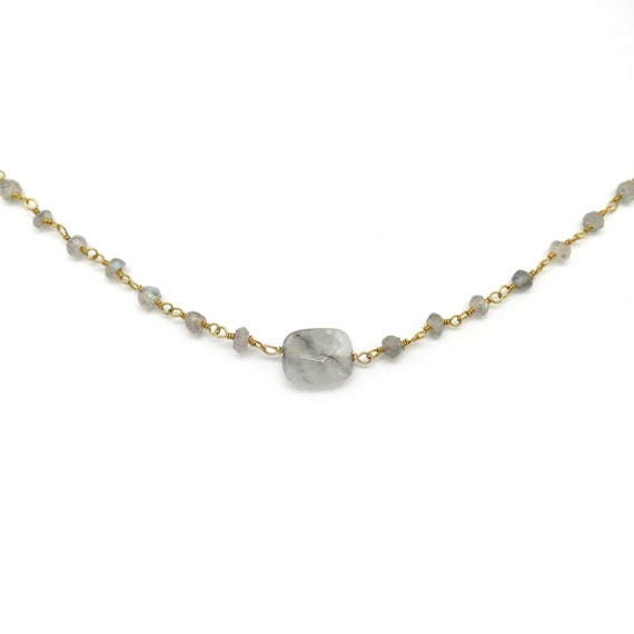 Labradorite Choker Necklace