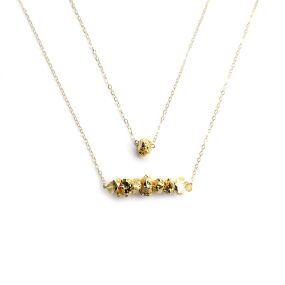 Fools Gold Layer Necklace