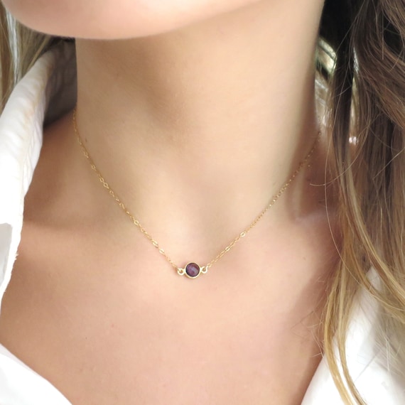 Amethyst Choker Necklace