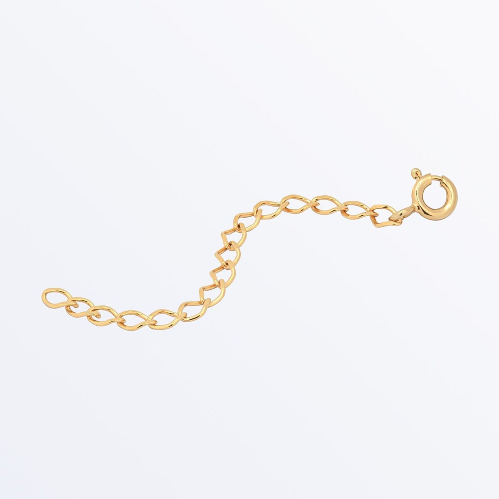 Gold Chain Extender, Two Inch Extender, Gold Necklace Extender, Gold ...