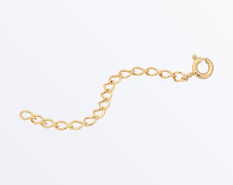 Gold Chain Extender, Two Inch Extender, Gold Necklace Extender, Gold Chain Extender, Gold filled chain, 2&quot; Extender, Chain Extender