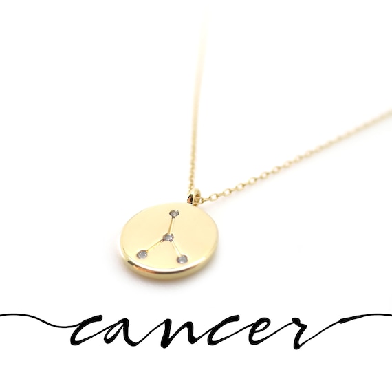 Cancer Zodiac Necklace