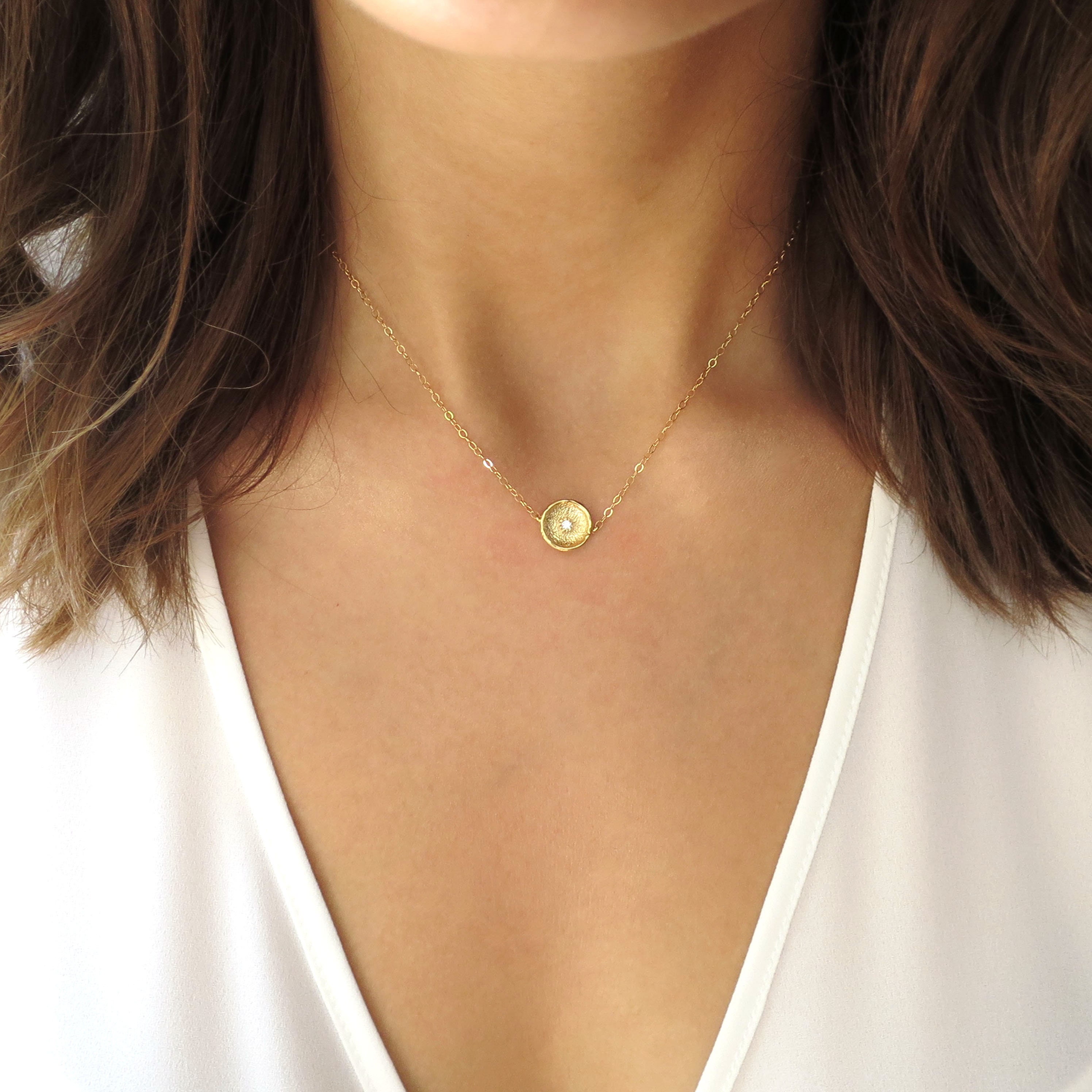 Delicate Gold Choker Necklace - Urban Carats