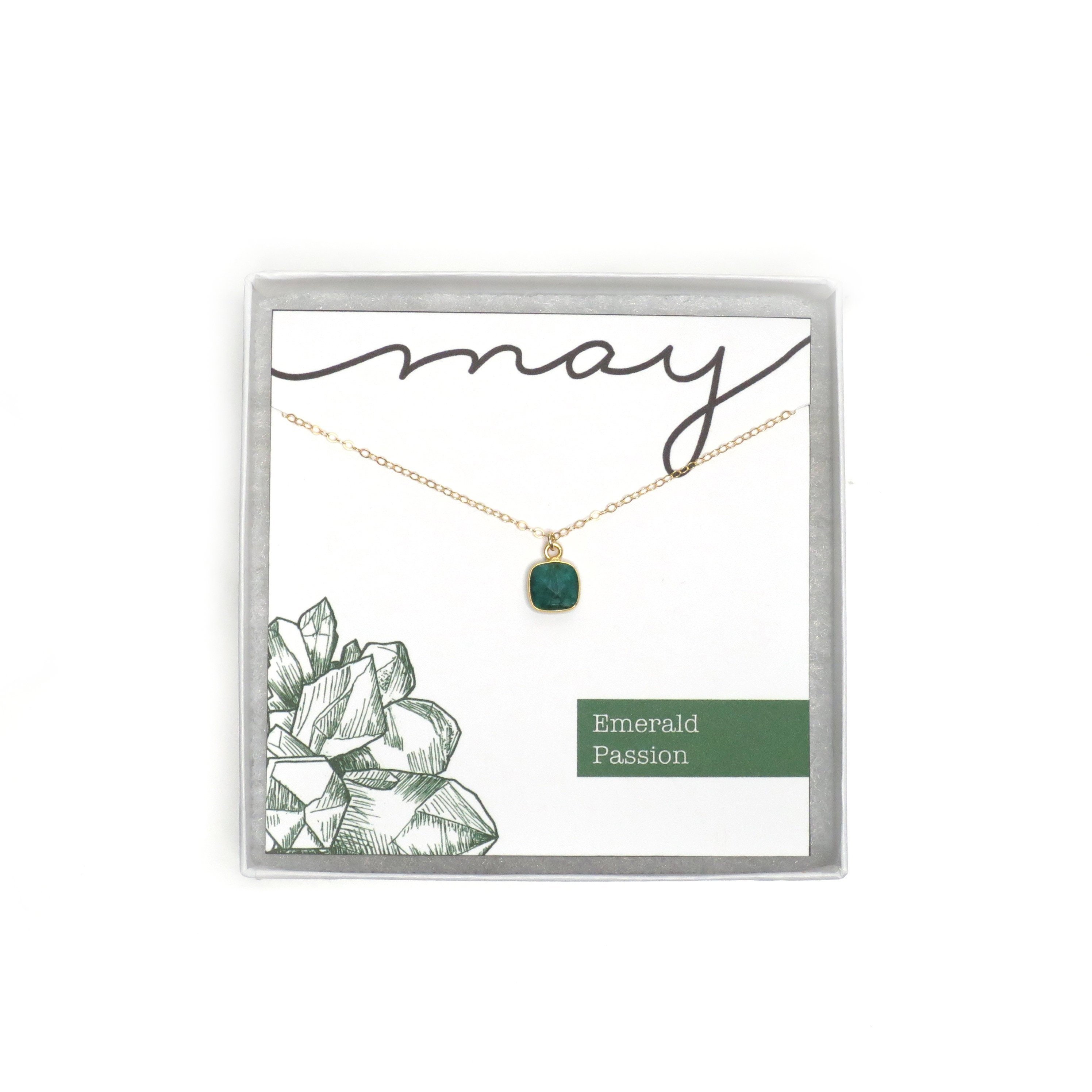 Emerald Eternity Necklace main image 1