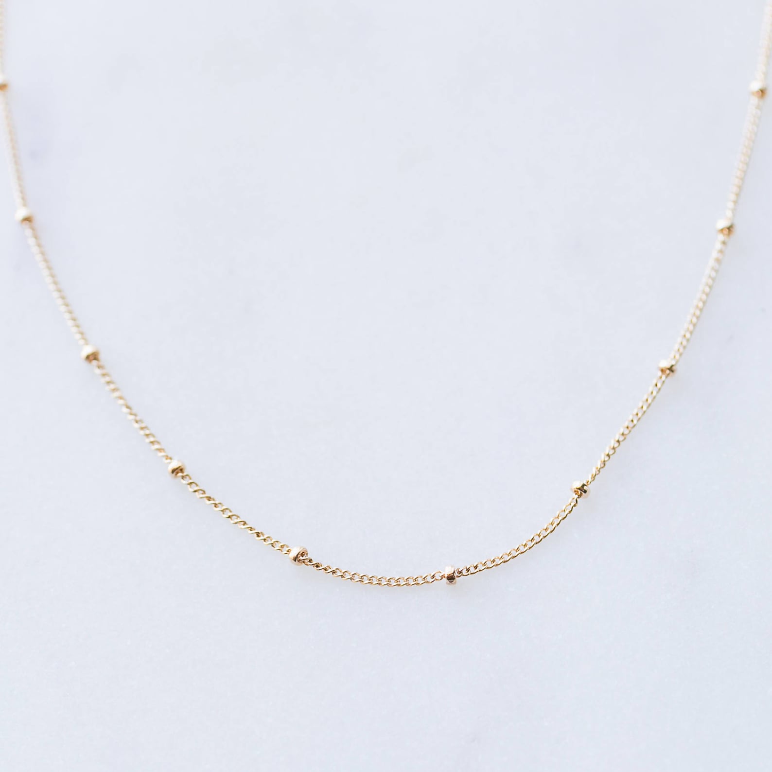 Silver Ball Necklace main image 1
