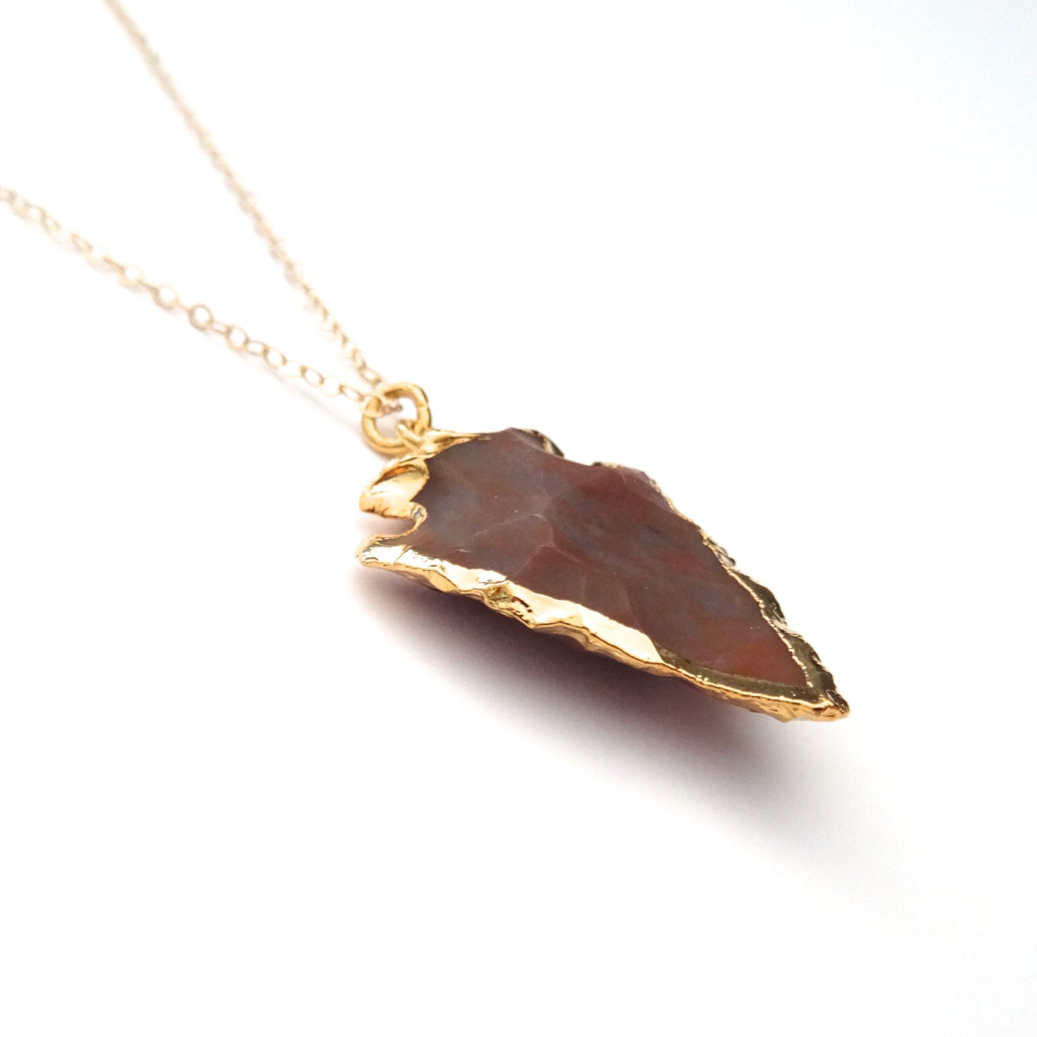 Stone shop arrowhead necklace