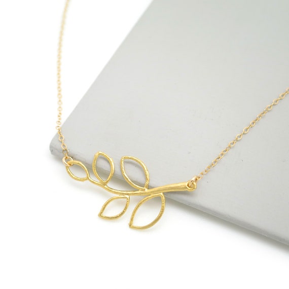 Gold Branch Necklace