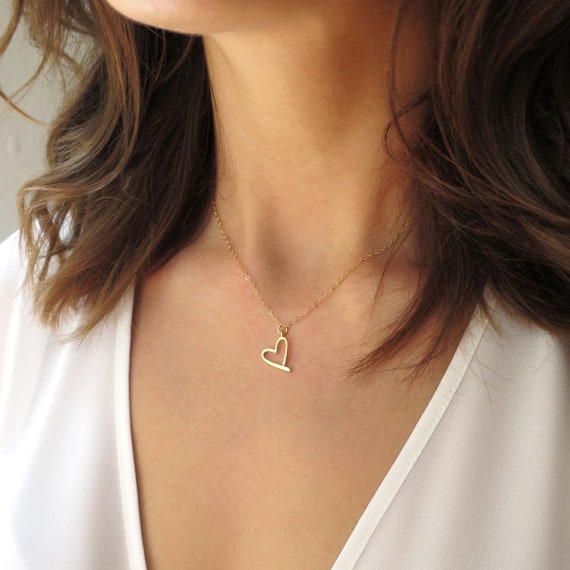 Gold Heart Necklace
