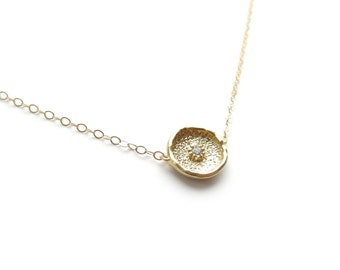 Delicate Coin Necklace, Delicate Gold Necklace, 14k Gold Filled Necklace, Gold Layer Necklace, Dainty Gold Necklace, Thin Gold Chain