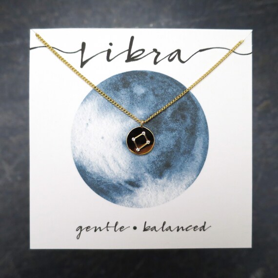 Libra Zodiac Necklace