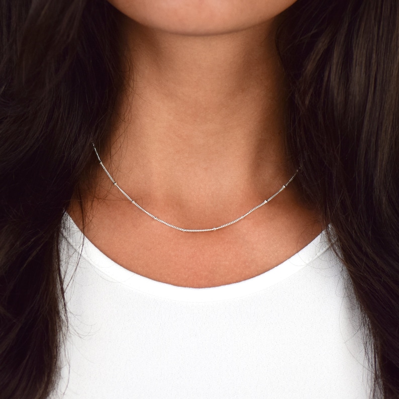 Cltra Silver Ball Necklace