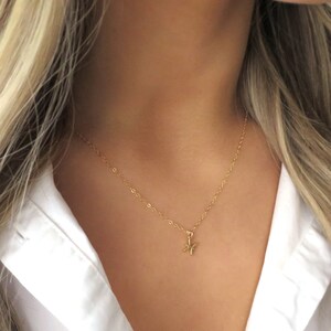 Dainty Pisces Necklace, Gold Pisces Jewelry,Small Pisces Pendant, Pisces Zodiac Necklace, Pisces Gift for Her, Astrological Pisces image 5