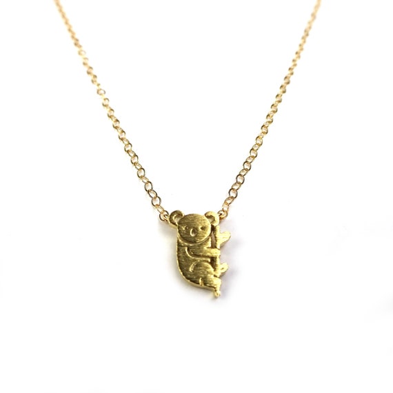 Gold Koala Necklace