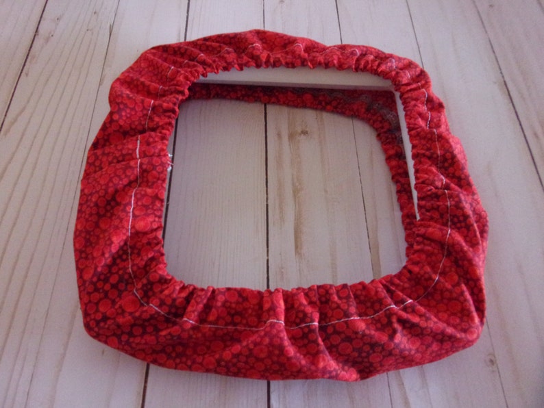 8x8 Grime Guard Needlework Accessory Red Soda Bubbles