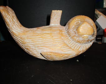 Intricately carved seal figurine