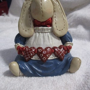 The Raggedy Ann heart bunny