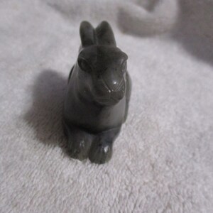Stunning handcarved soapstone bunny