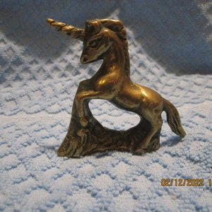 Brass Unicorn (heavy) ring holder