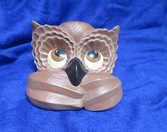 Folksy Novelty Eyeglass Stand in Owl Form