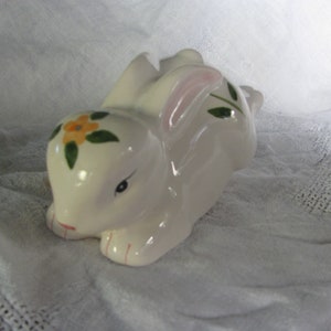 Beautiful jumping bunny statue