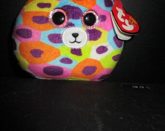 Ty Giselle the Multicolored Unileopard Mini Squishy Beanie