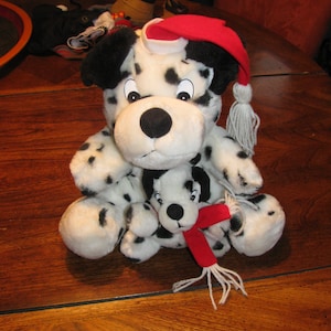 Disney 101 Dalmations Christmas Dog -Battery Operated - Vintage