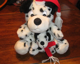 Disney 101 Dalmations Christmas Dog -Battery Operated - Vintage