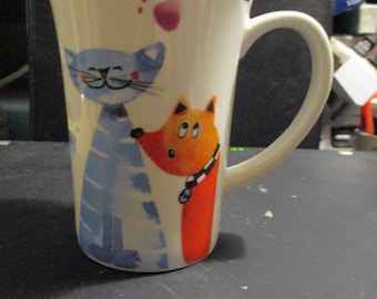 Home Accents Hutchings  Pets Parade Dema Designs print china latte mug