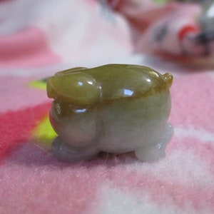 Mini pig carved from rock - beautiful