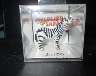 Zebra "Zania" - miniature porcelain figurine