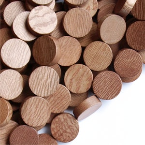 Wood Bead, Coin 15mm, Rosewood - 8 Inch Strand (WDCN-15RS)