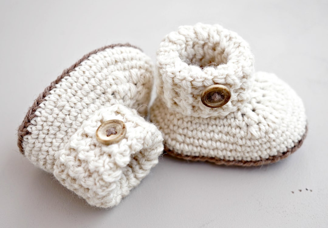 Naturel White, Baby Shoes, Woolen Baby Shoes, Woolen Baby Socks