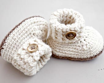 Naturel white, baby shoes, woolen baby shoes, woolen baby socks, woolen baby booties, woolen baby socks