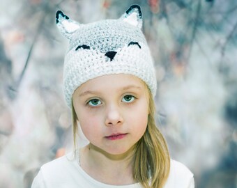 Gehaakte baby muts Vos