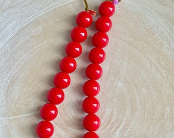 Chunky Beaded  Bubble Gum Necklace: High Quality Acrylic, Gemstone, Big Beaded Necklace, Statement Jewelry, Adjustable Cording.