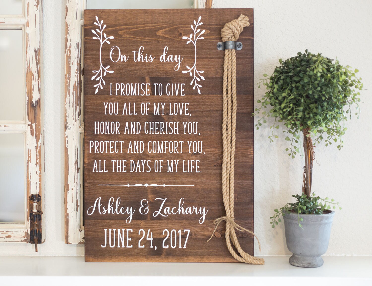 Unity Ceremony Unity Cords Wedding Sign Cord of Three Etsy