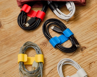 Cable Tidy: Minimalist Cord Organiser for travel | pack of cable loops
