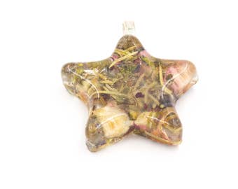 Nature Witch resin Pendant Large Star Shaped