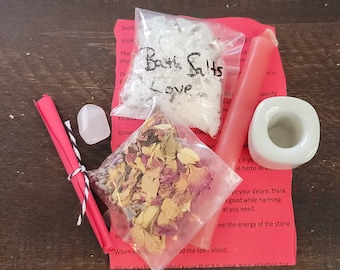 Spell Kit for Love Witch kit Intention Spell Kit