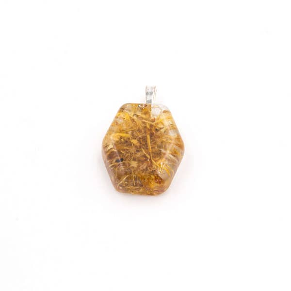 Vetiver Root in Resin Pendant Protection and Love