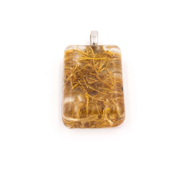 Vetiver Root in Resin Pendant Protection and Love