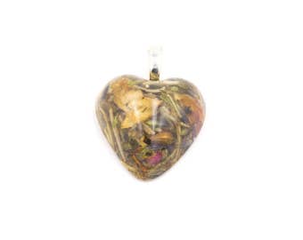 Nature Witch Resin Pendant Heart