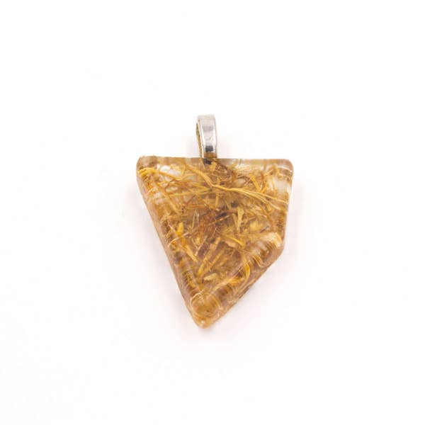 Vetiver Root in Resin Pendant Protection and Love