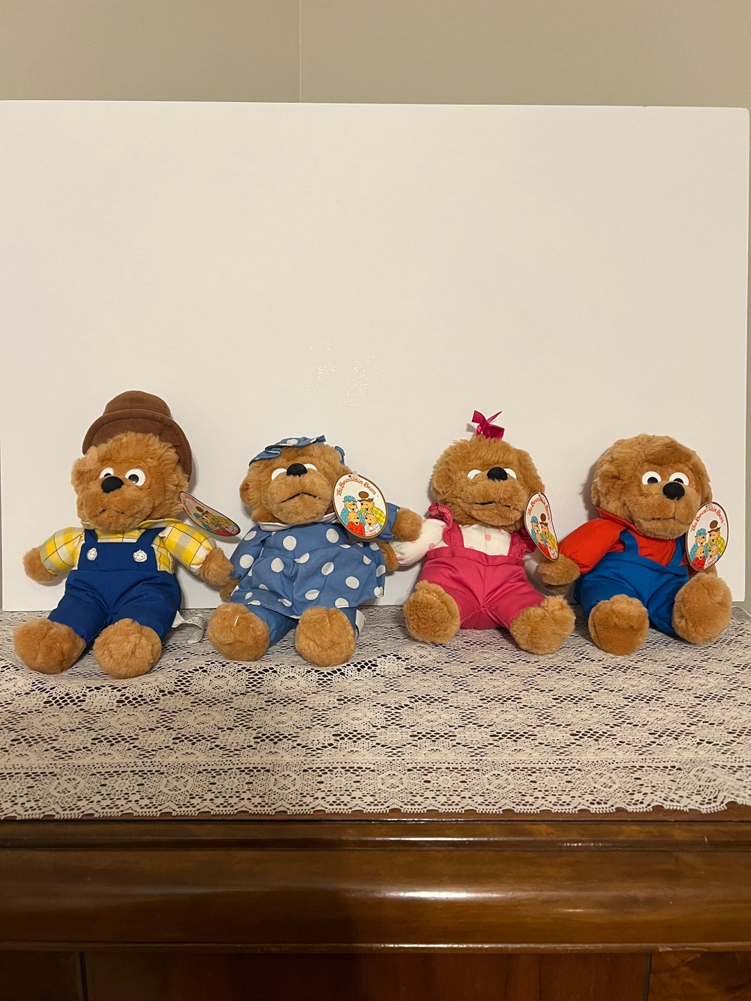 Vintage Plush Berenstain Bears Family 1994 Papa Bear Mama Etsy