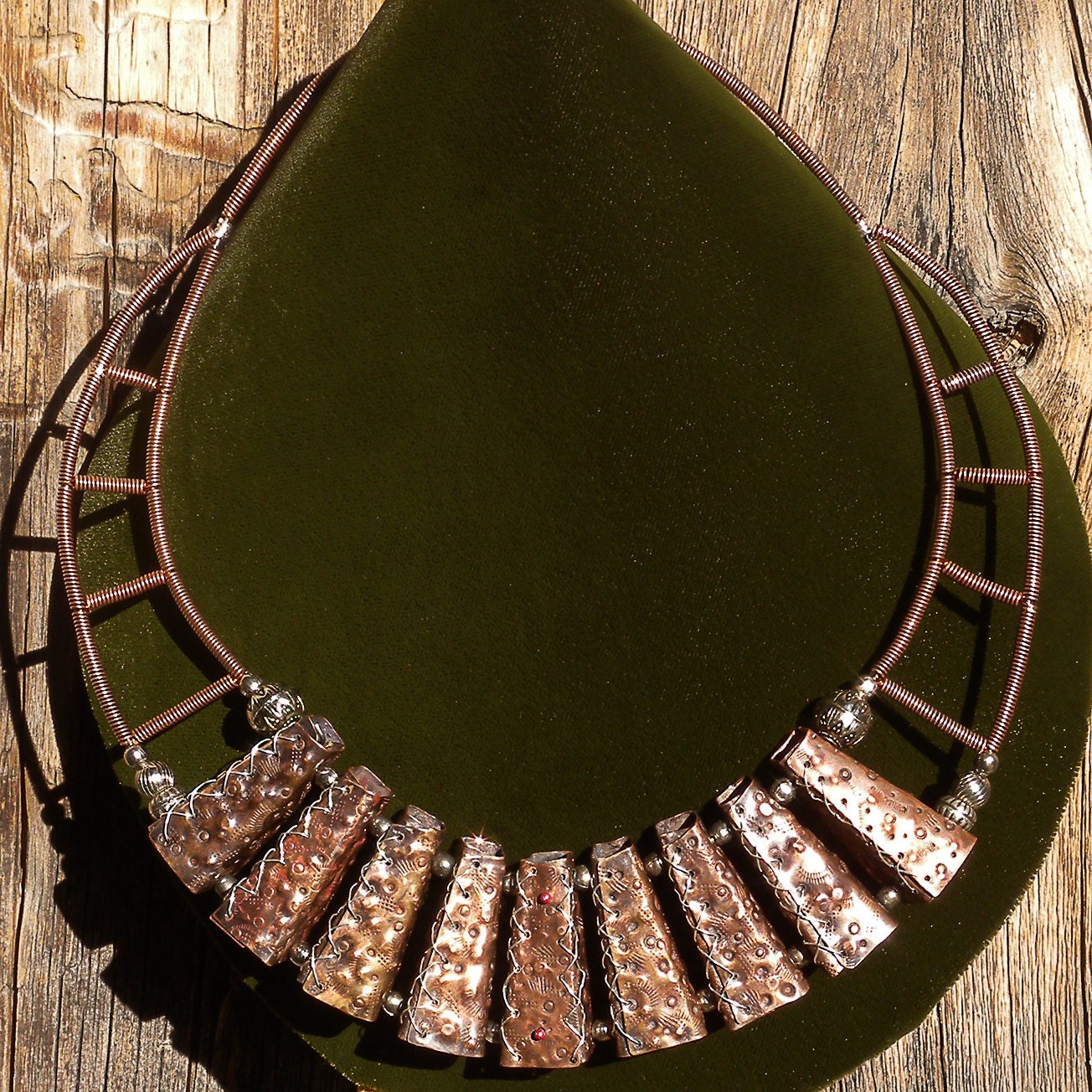 Copper Henge Necklace | Etsy