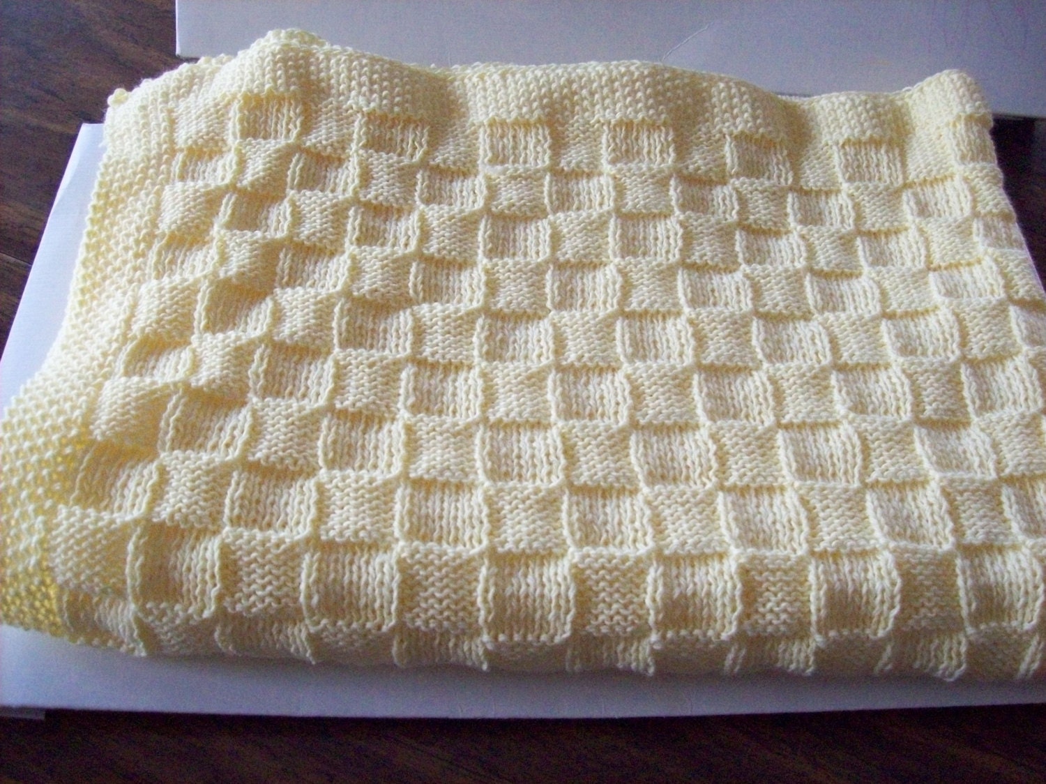 Baby Knitted Blanket Knitted Baby Blankie Baby Blanket In Etsy