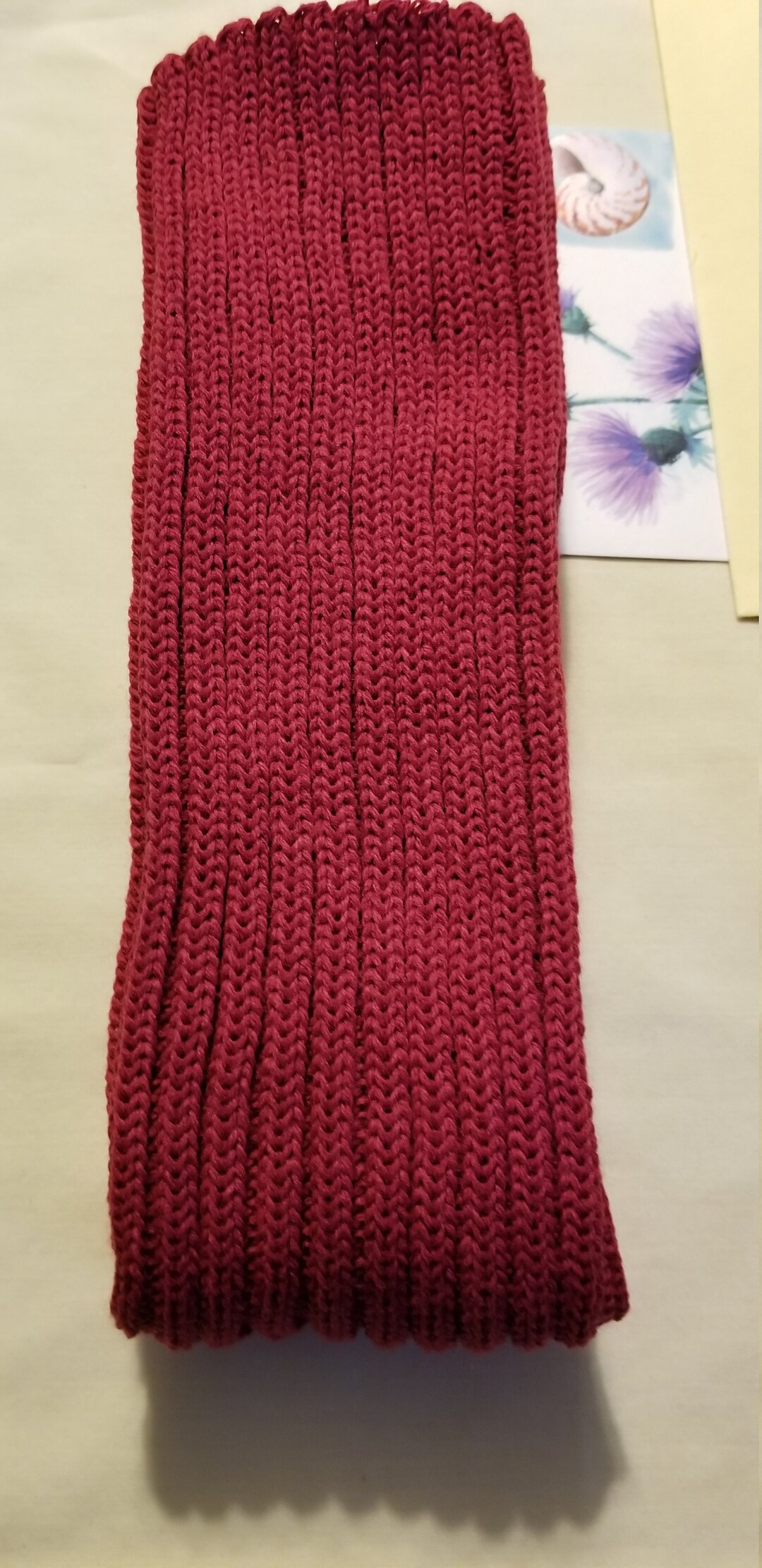 Hand Knit Long Red Coral Leg Warmers Dance Leg Warmers Yoga Etsy