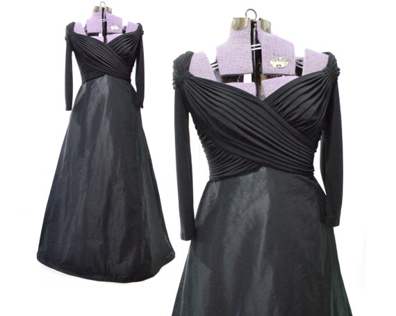 Size Large Tadashi Black Prom Dress Formal Ball Go
