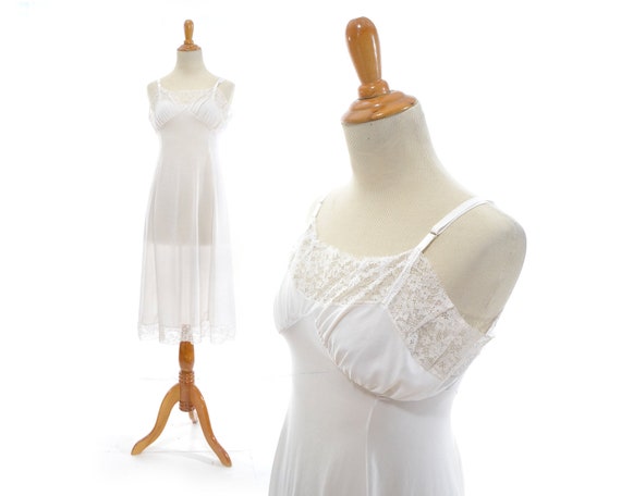 XS 32 Van Raalte slip white slip 1950s slip 50s sl